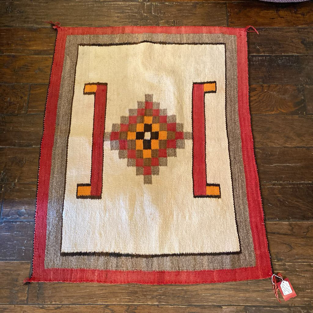 Vintage Navajo Saddle Blanket C.1920