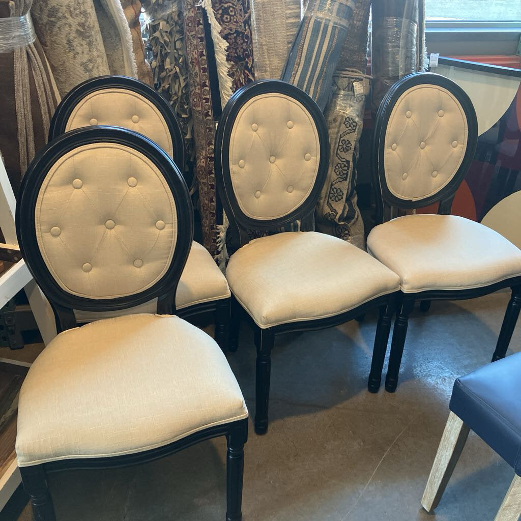 Louis XVI Style Dining Chairs Set of 4