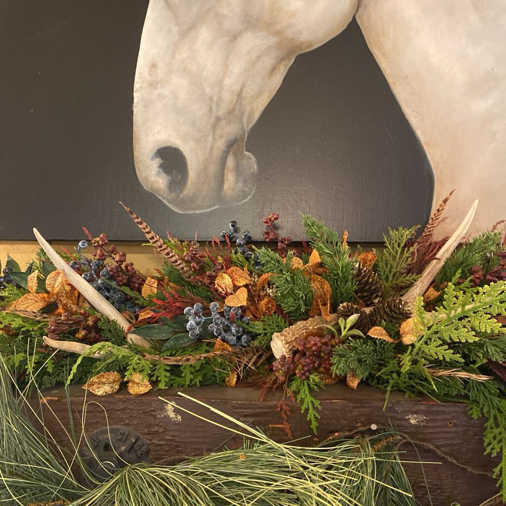 Mantle Antler Centerpiece