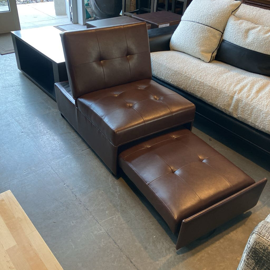 3 in 1 Convertible Chair/ Ottoman