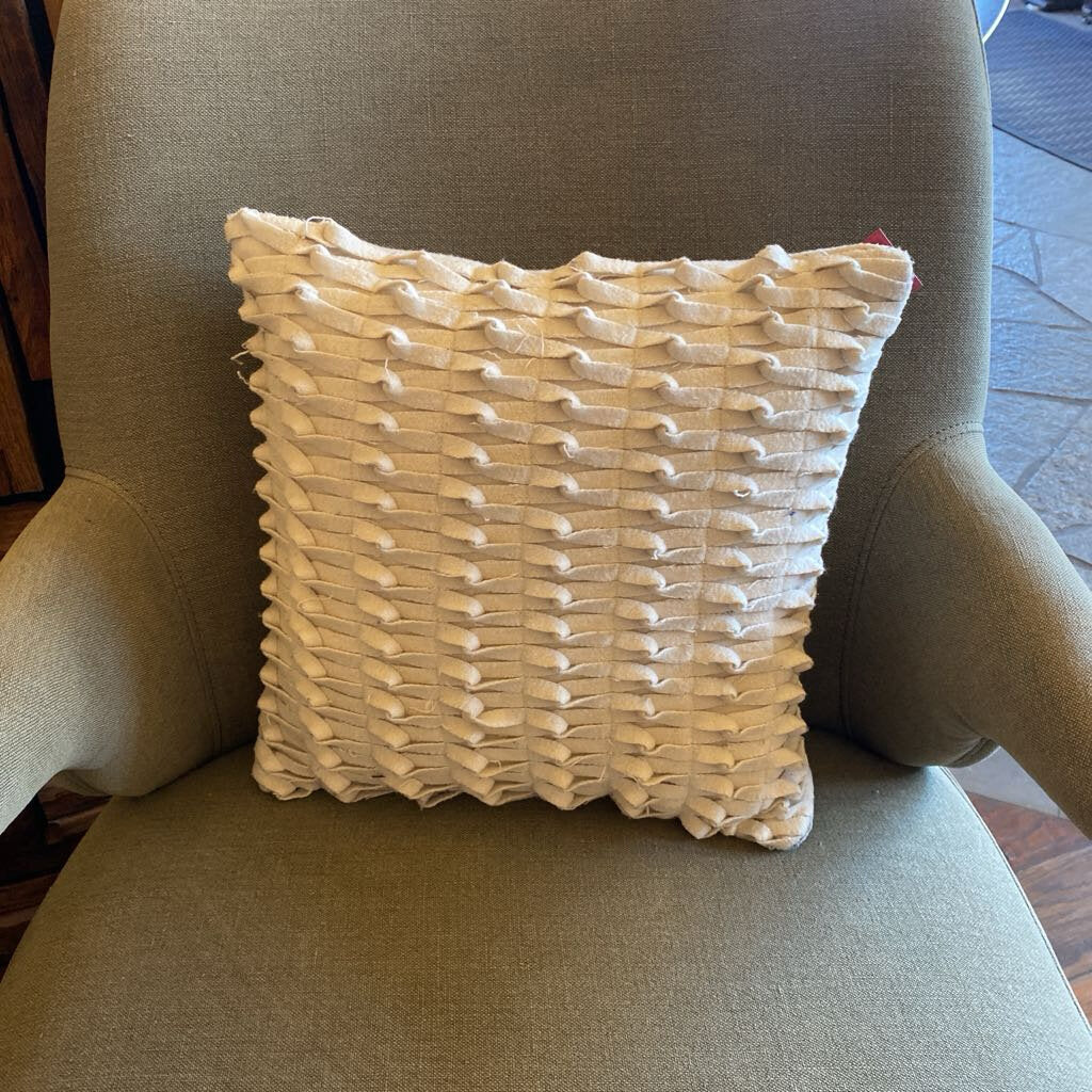 West Elm Woven Pillow