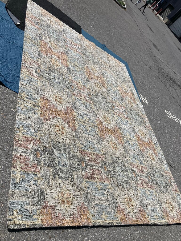 Crate & Barrel Alvarez Wool Hand Tufted Garden Area Rug