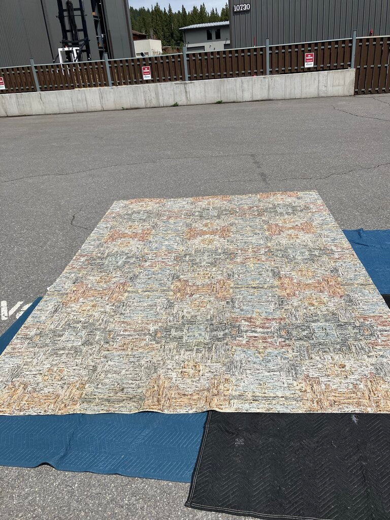 Crate & Barrel Alvarez Wool Hand Tufted Garden Area Rug