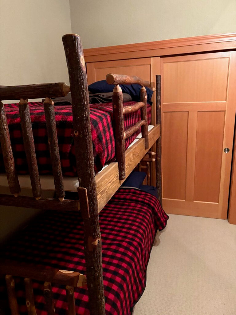 Twin Over Twin Hickory Bunk Bed