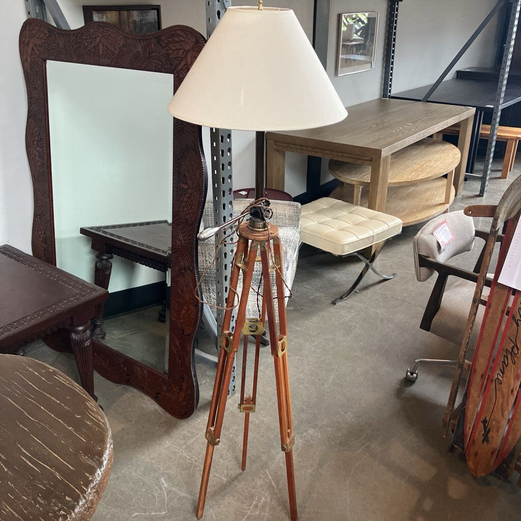 Vintage Tripod Floor Lamp