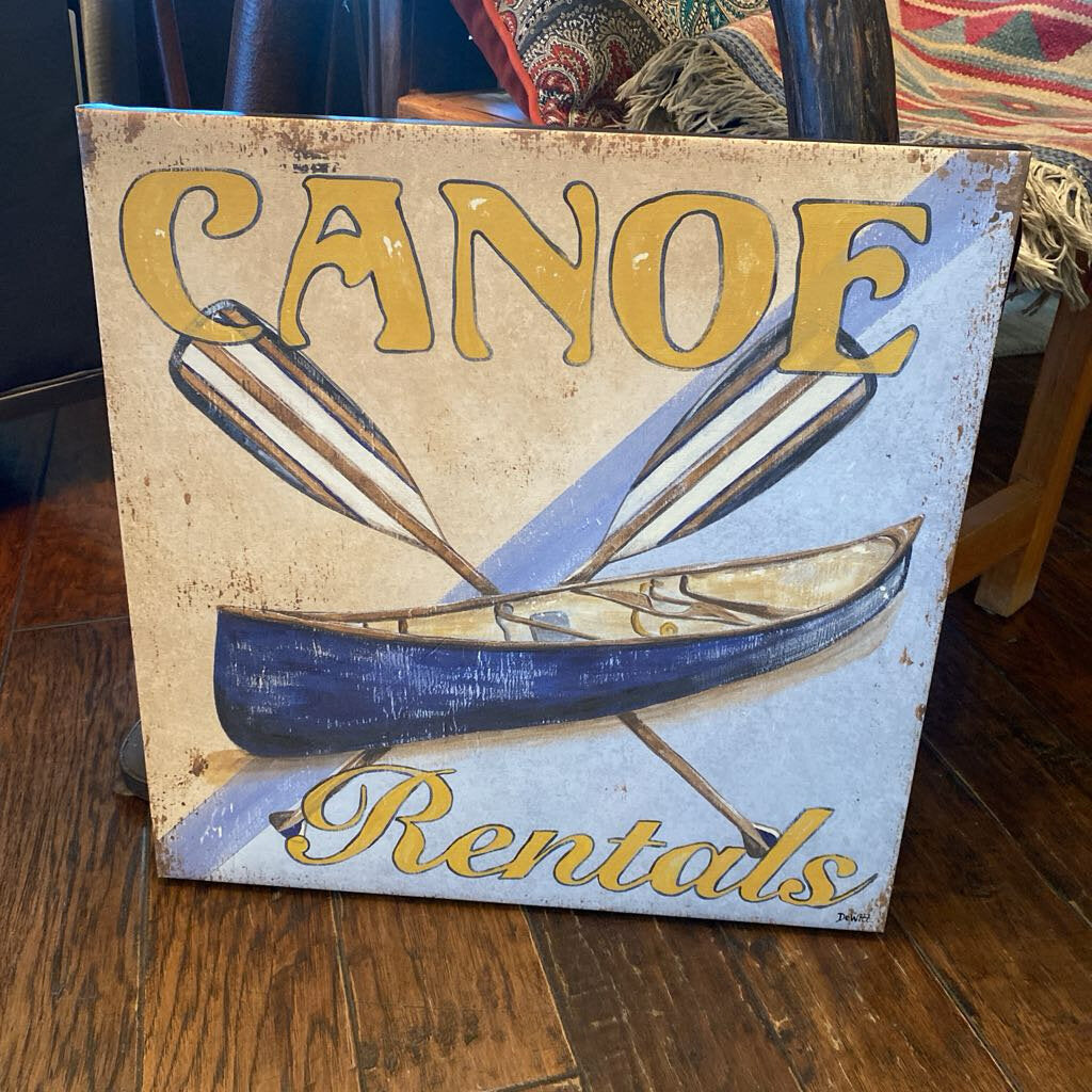 Canoe Rentals Canvas