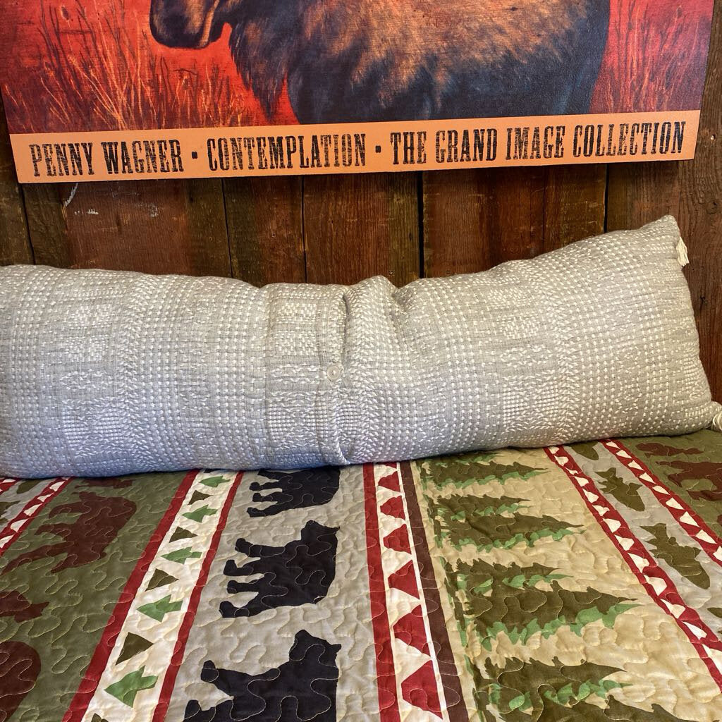 Gray Body Pillow