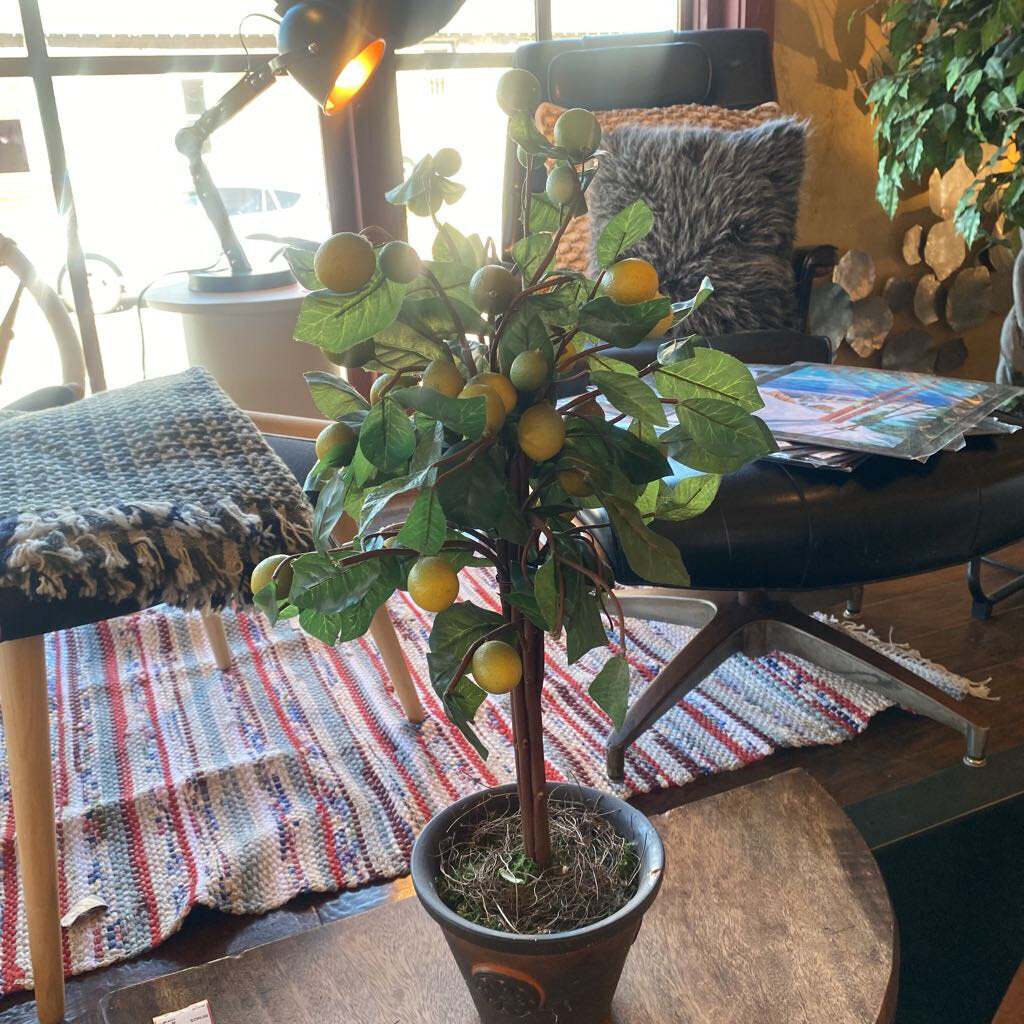 Faux Lemon Tree