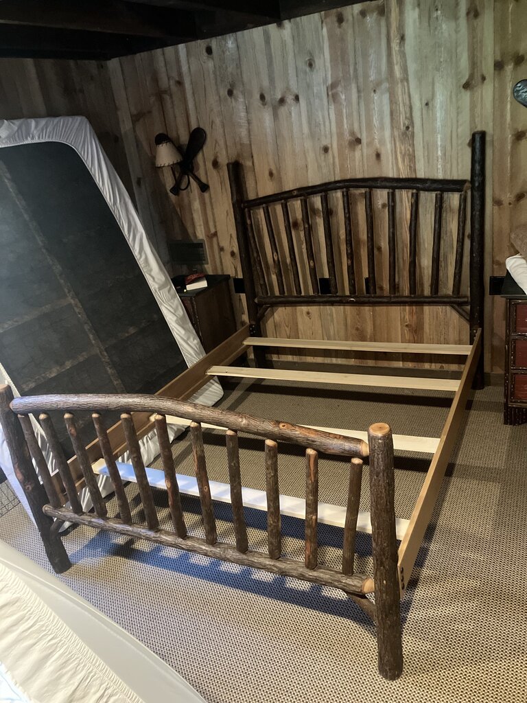 Queen Hickory Bed