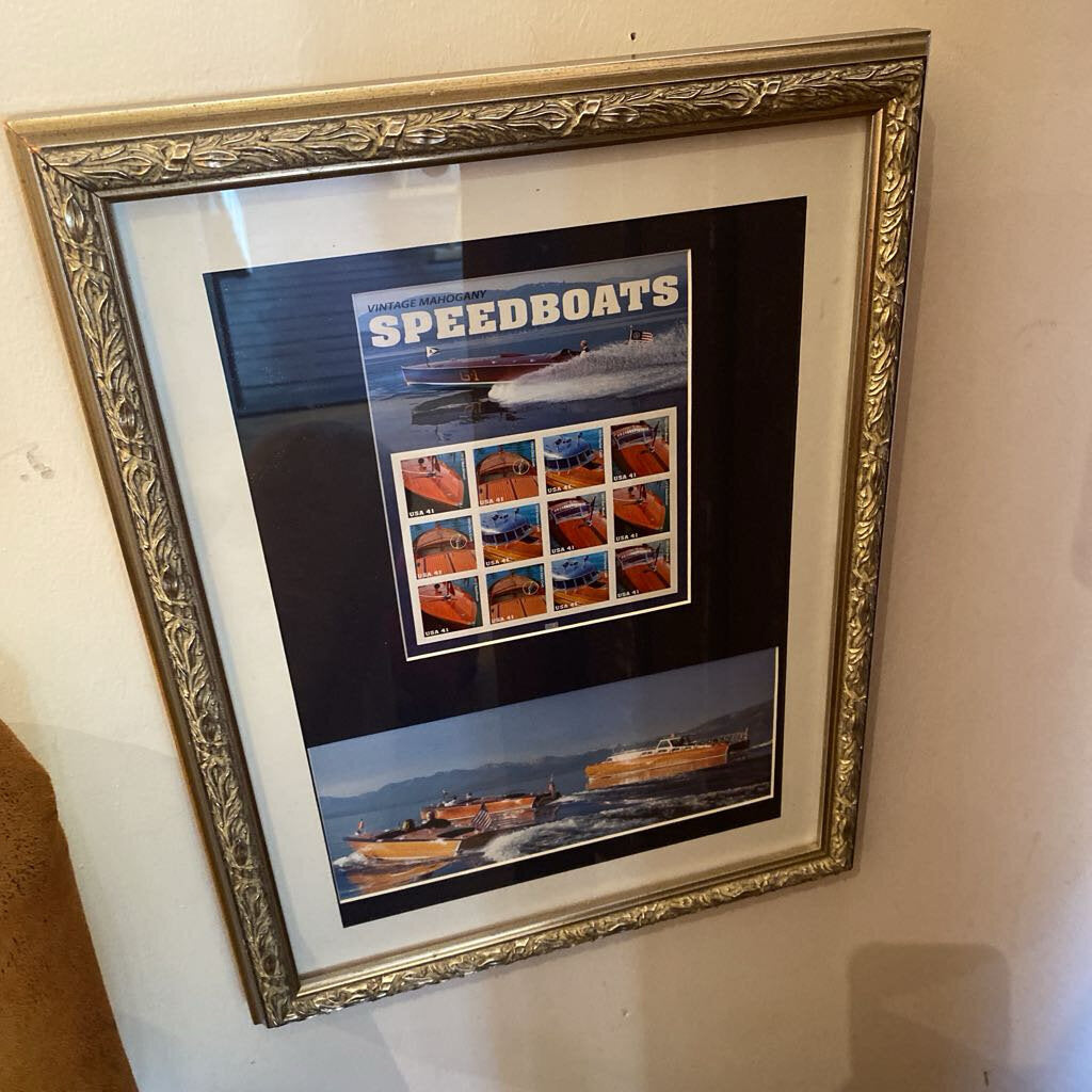 Vintage Mahogany Speed Boats