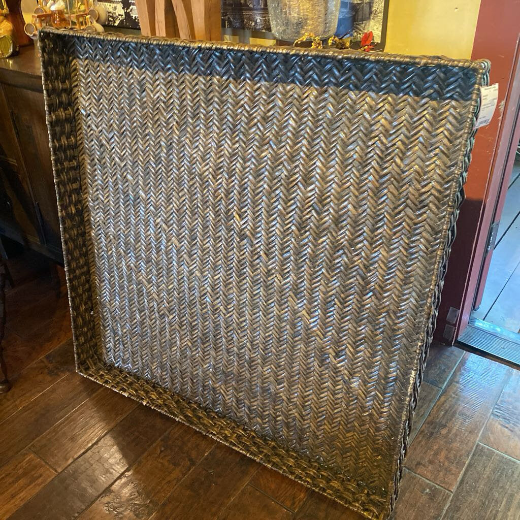 Large Square Wicker Tray