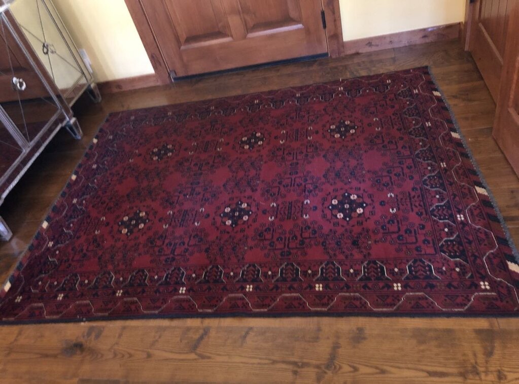 Red Vintage Persian Rug