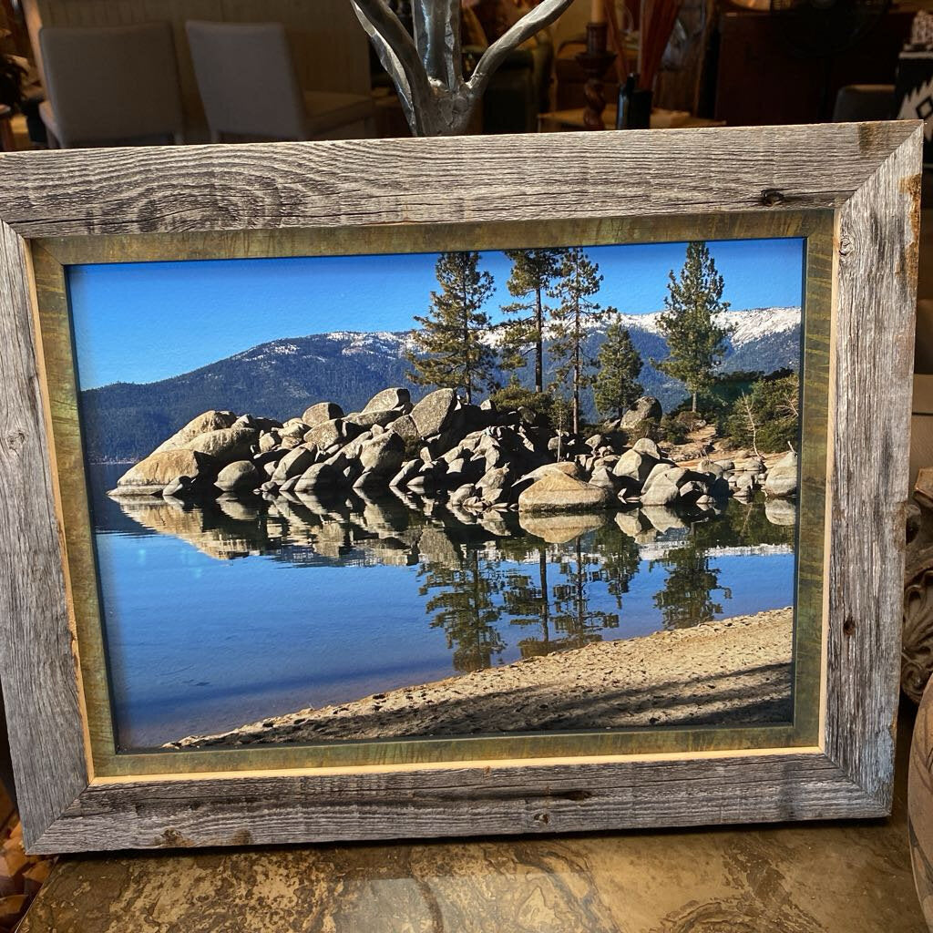 Sand Harbor Calm By Charles L. Downing