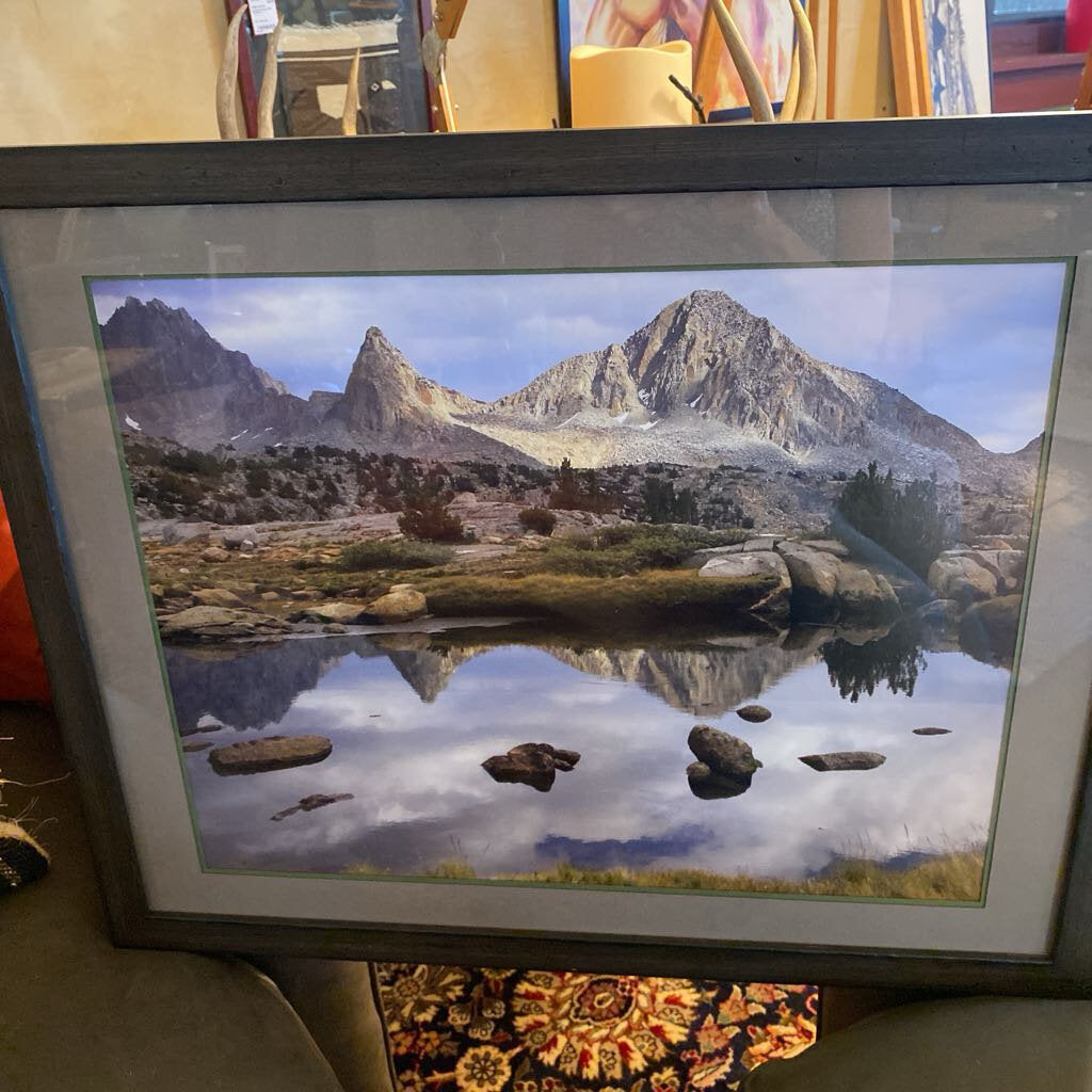 Mountain Reflection By Charles L. Downing