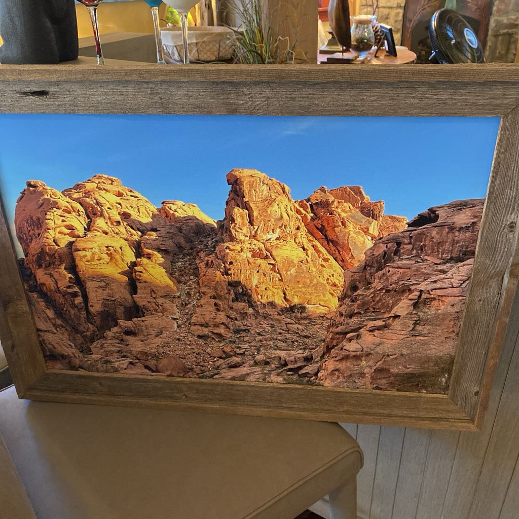 Valley of Fire Afternoon Sun By Charles L. Downing