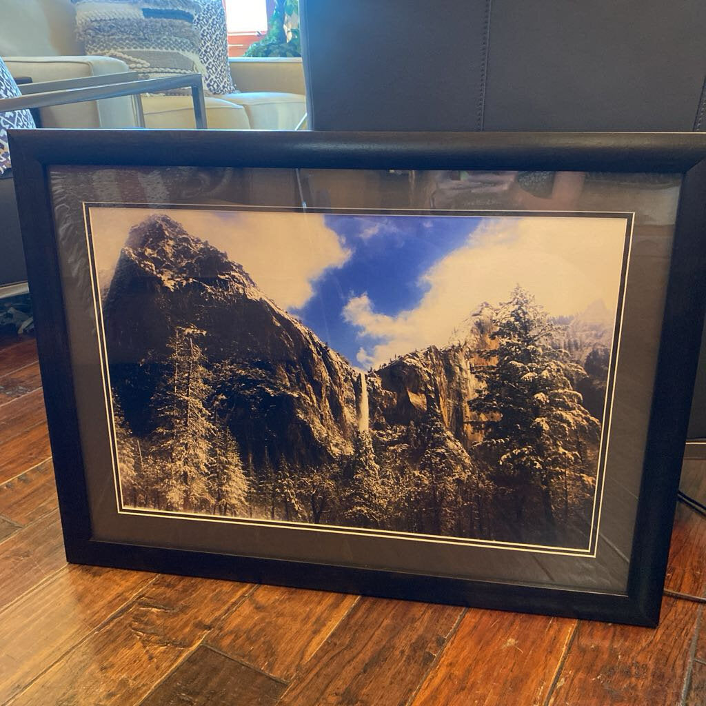 Bridalveil Winter By Charles L. Downing