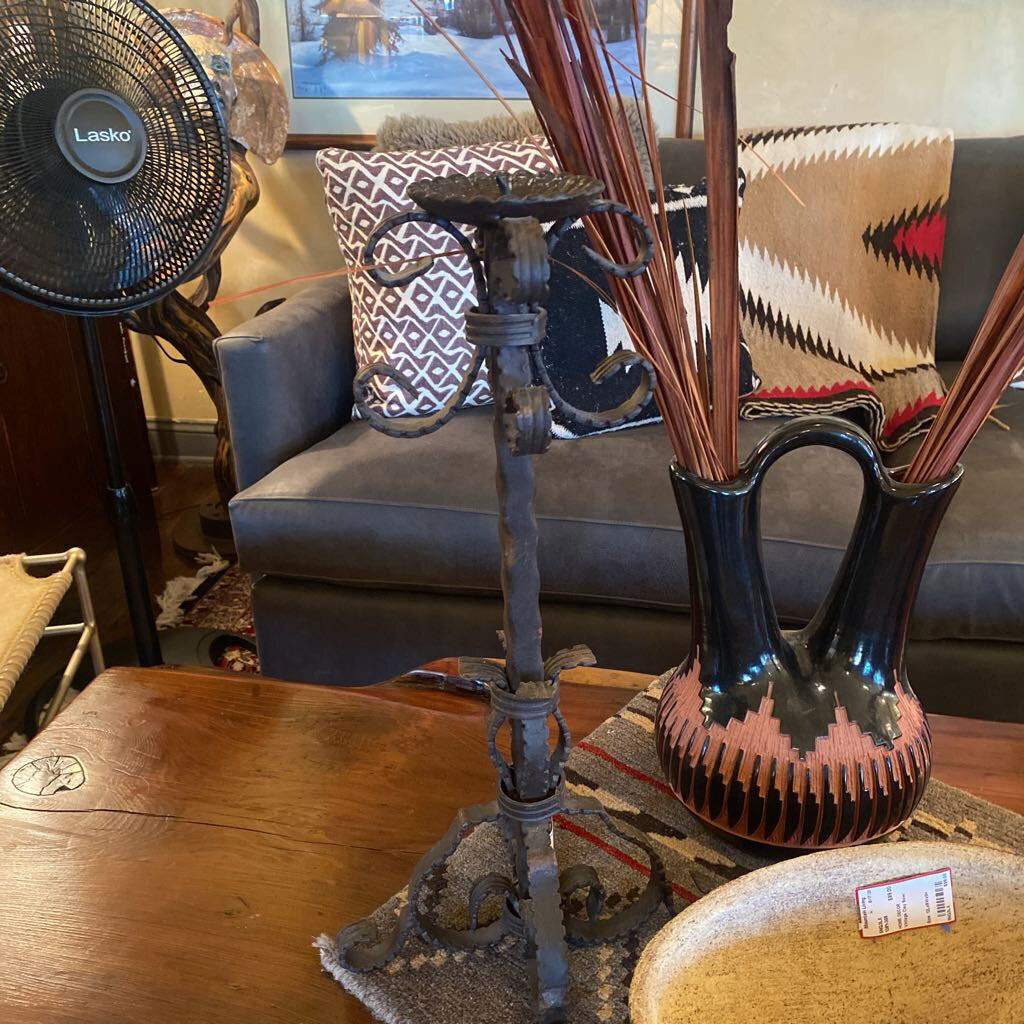 Iron Candle Holder