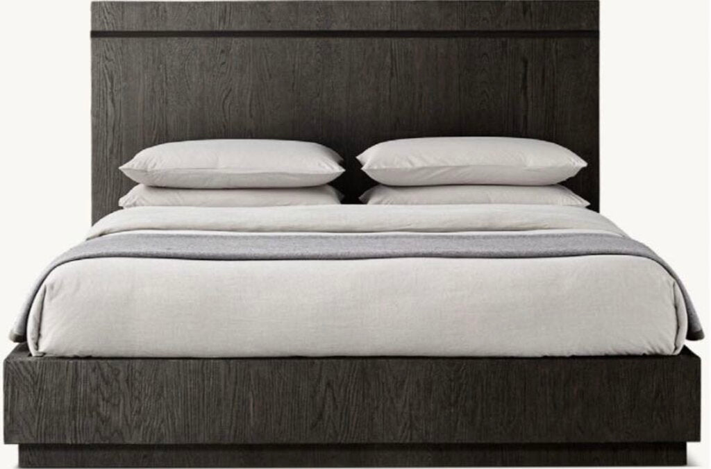 Restoration Hardware Bezier Panel King Bed