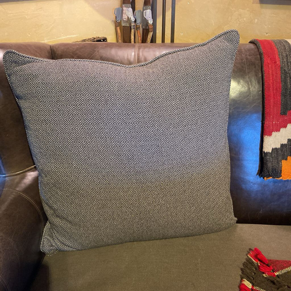 Brown Patterned Pillow