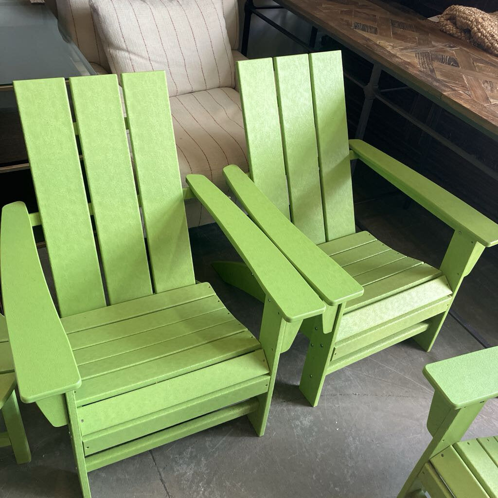 Polywood Outdoor Adirondack Chairs Set of 2