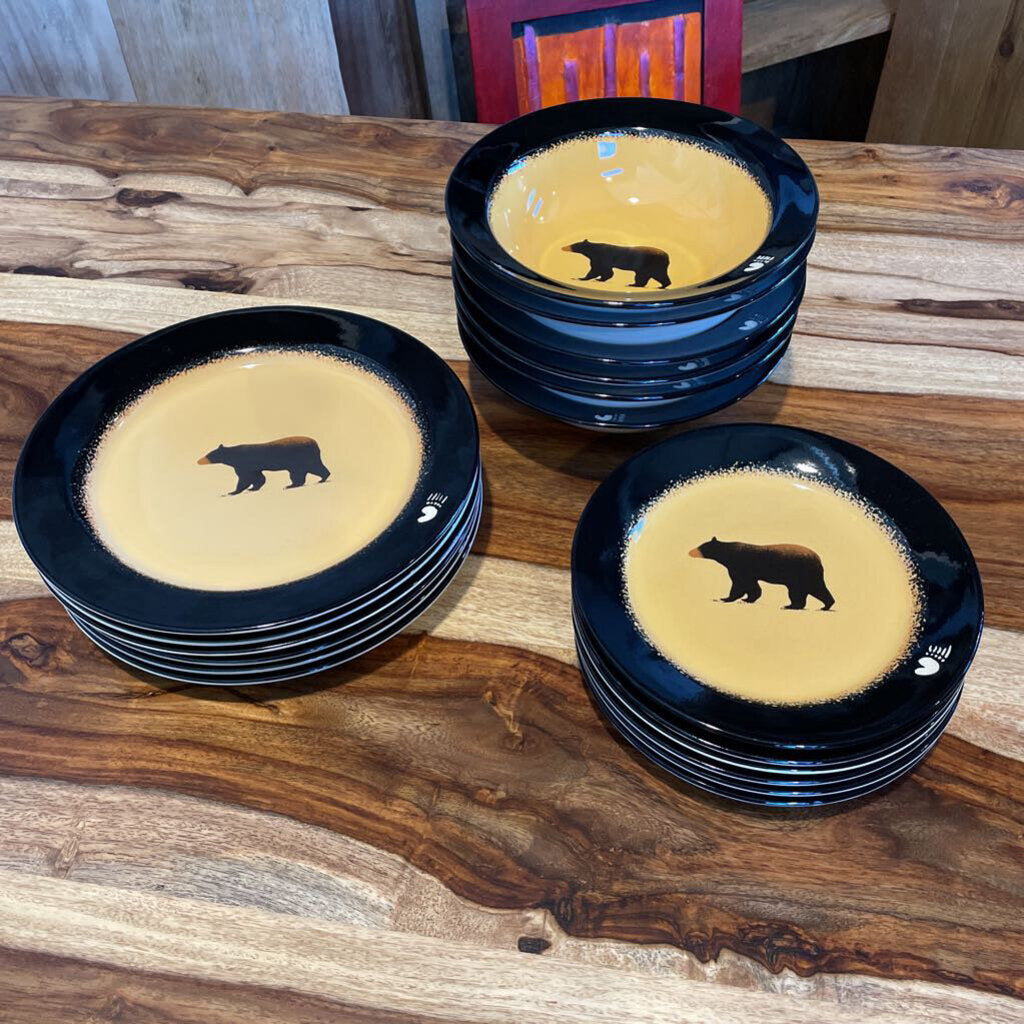 Brushworks Big Sky Carvers Dinnerware - Set of 6