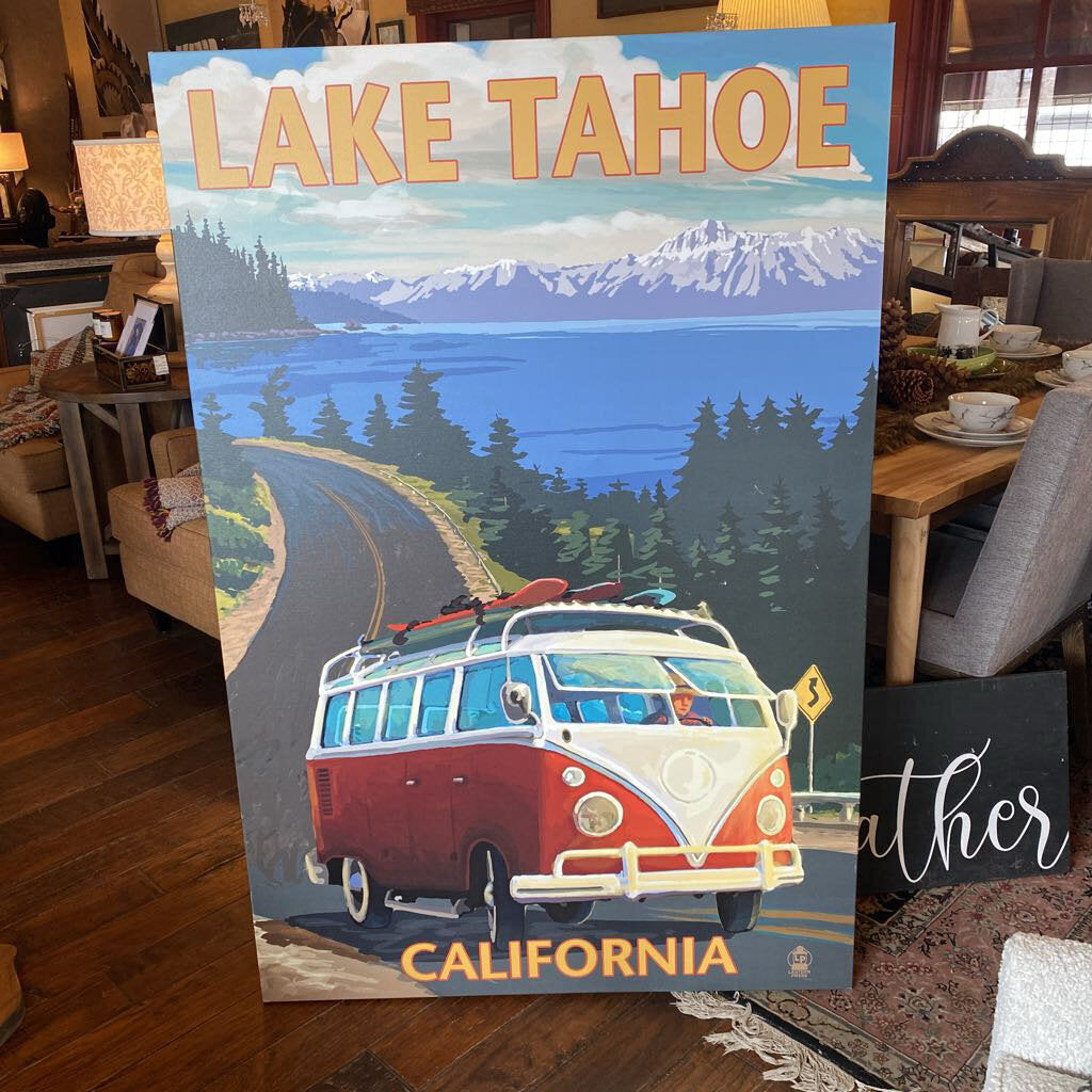 Lake Tahoe VW Van Canvas