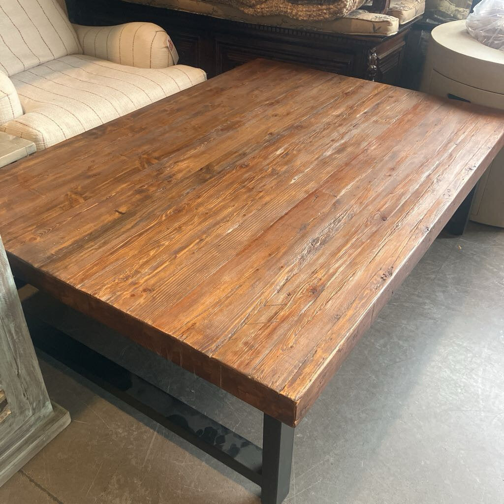 Pottery Barn Griffin Reclaimed Wood Coffee Table