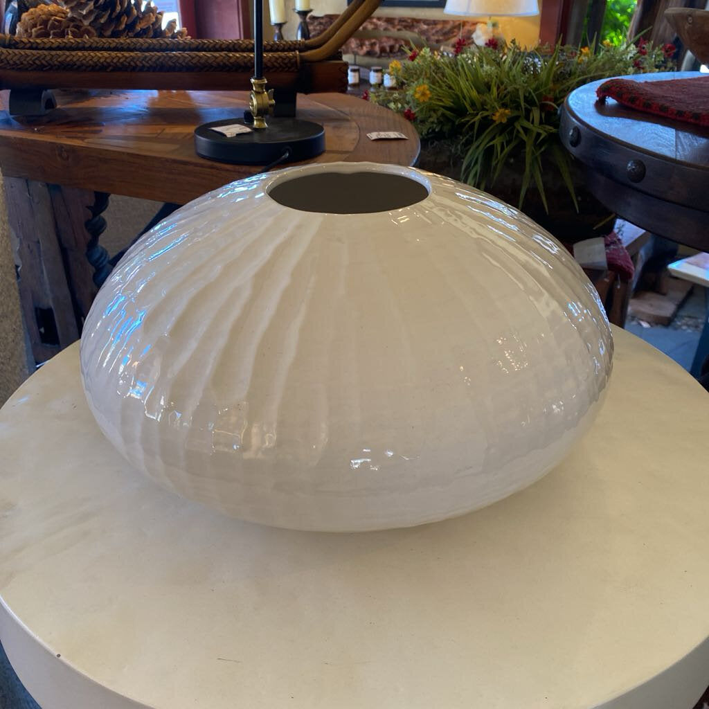 Crate & Barrel White Vase