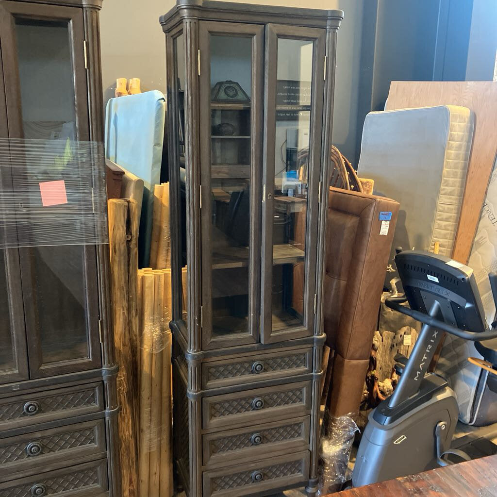 Restoration Hardware Louis XVI Treillage Tall Bath Cabinet