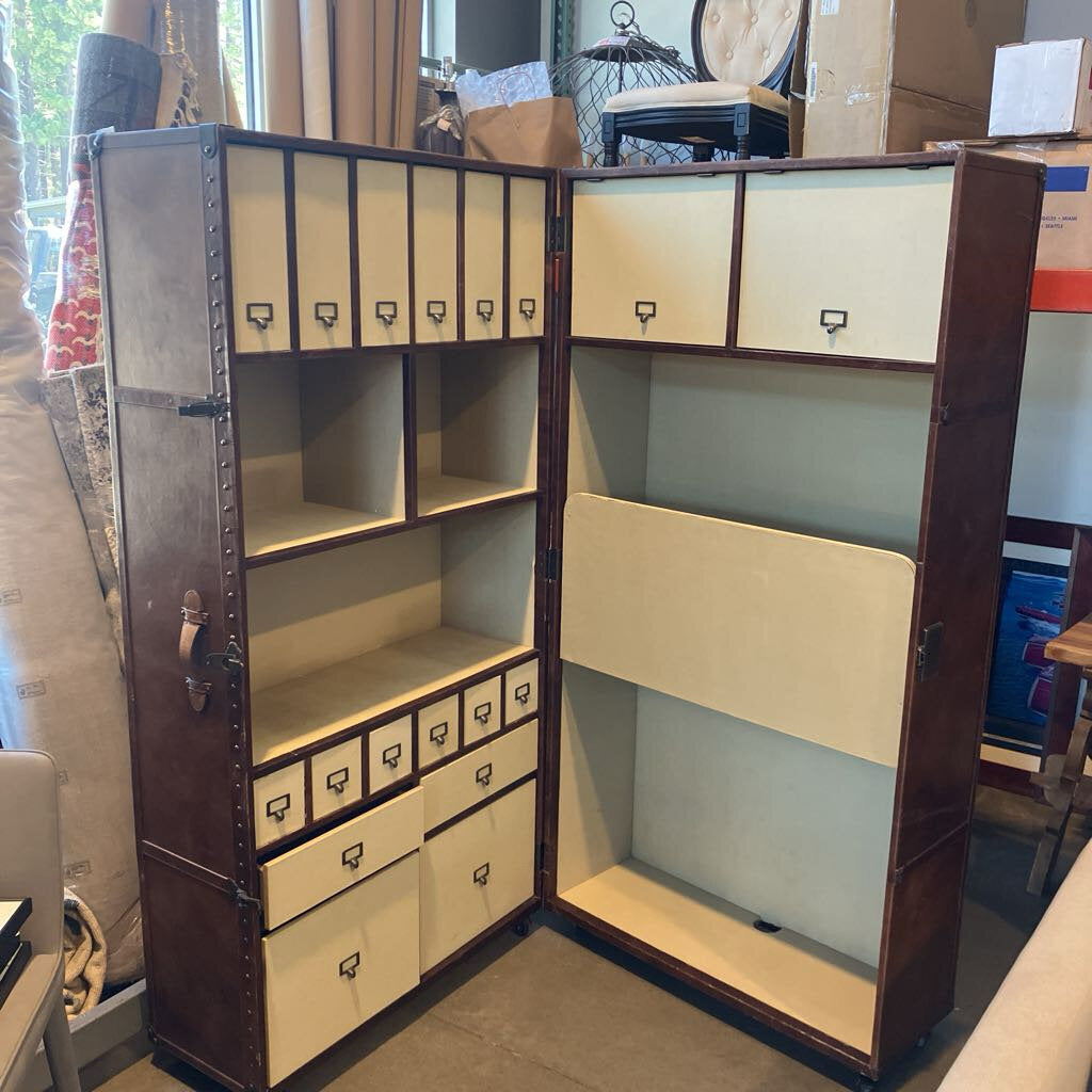Restoration Hardware Mayfair Steamers Trunk Secretary