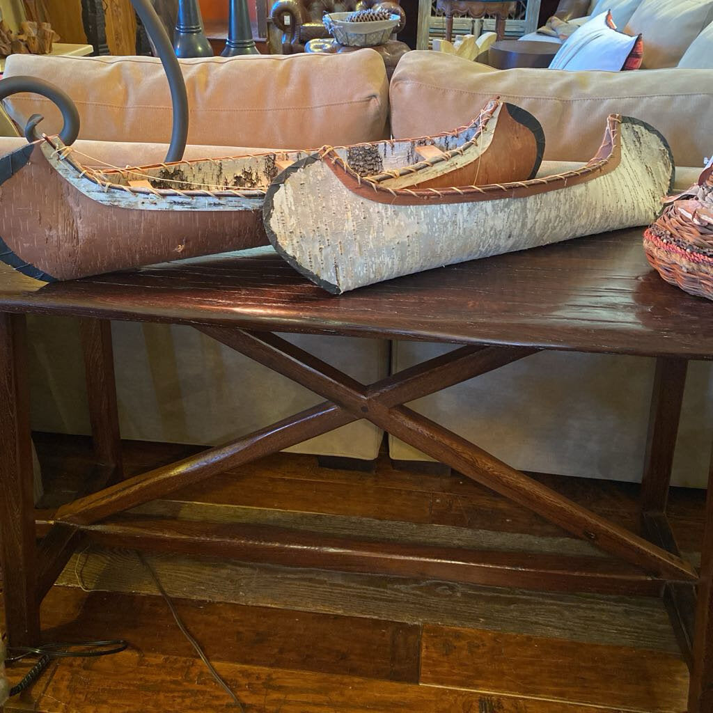 Rustic Wood Console Table