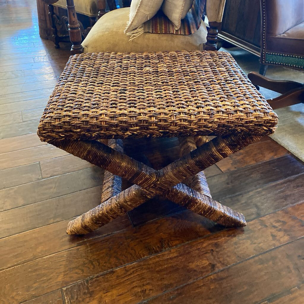 Palecek Soleil Cross Stool
