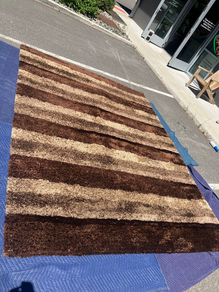 Capel Striped Shag Rug