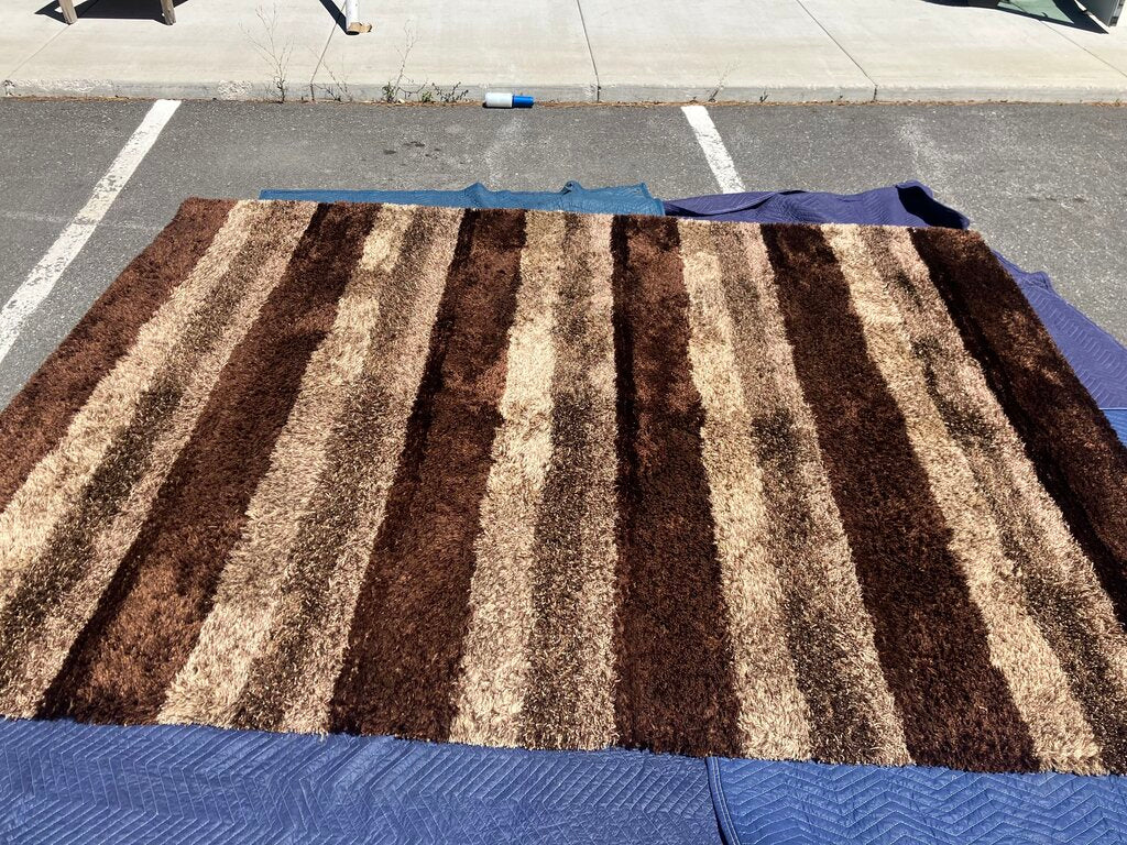 Capel Striped Shag Rug
