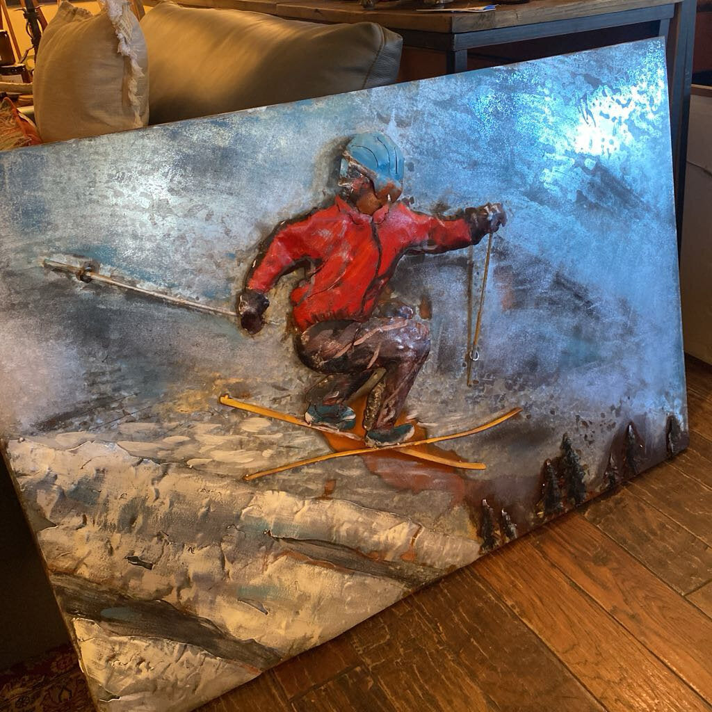 Metal Ski Art