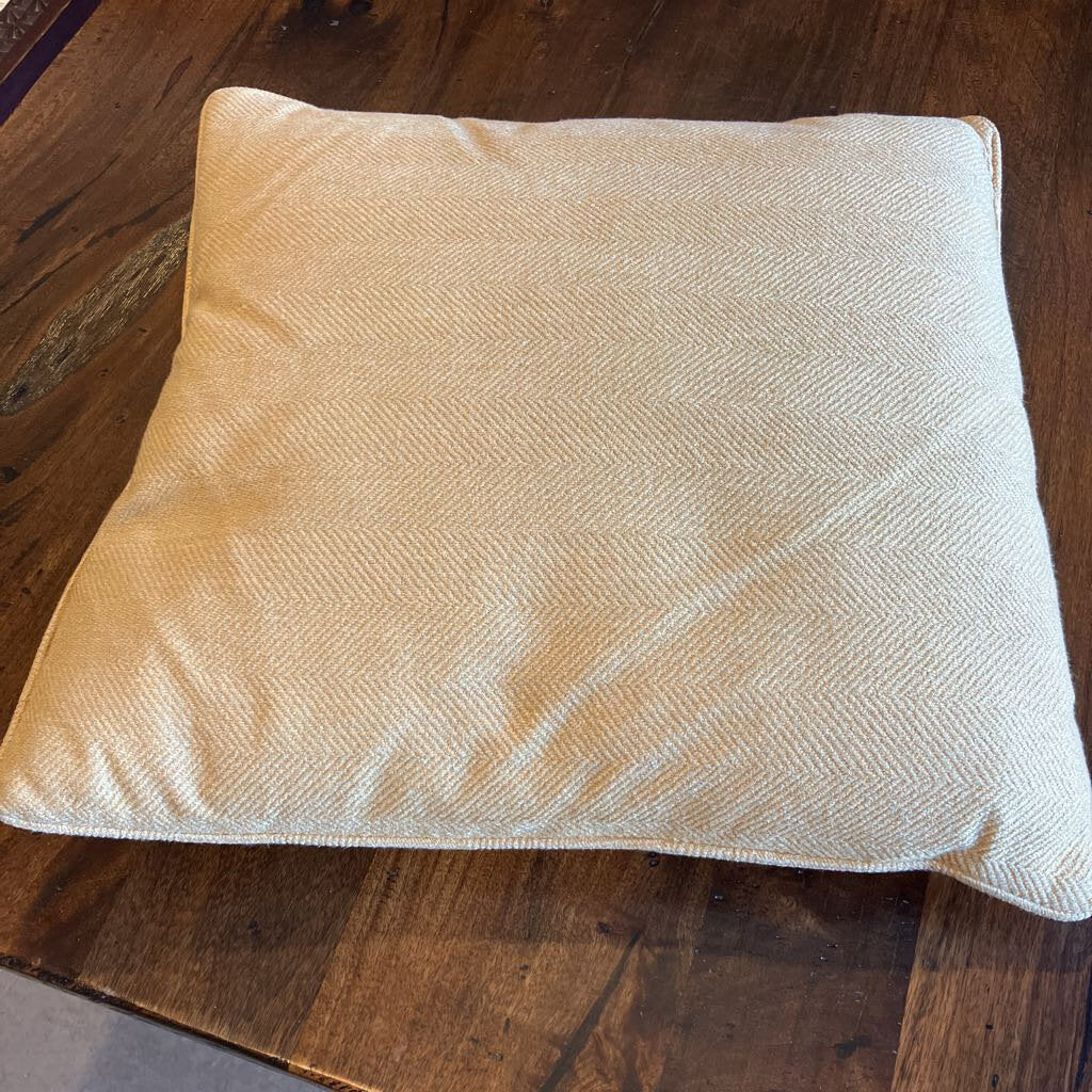 Ethan Allen Custom Down Pillow in Turner Bagel