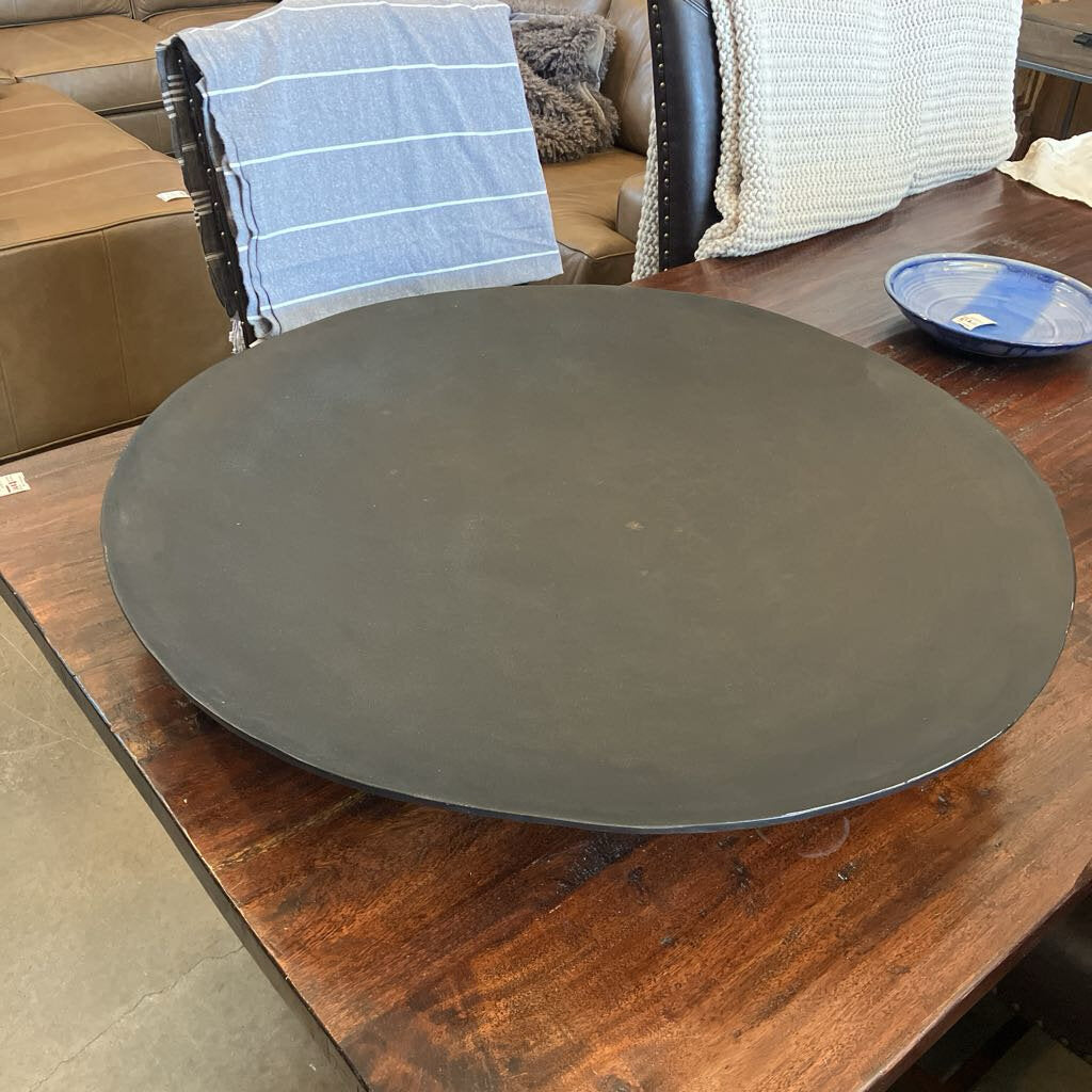 Restoration Hardware Organic Platter XL Black