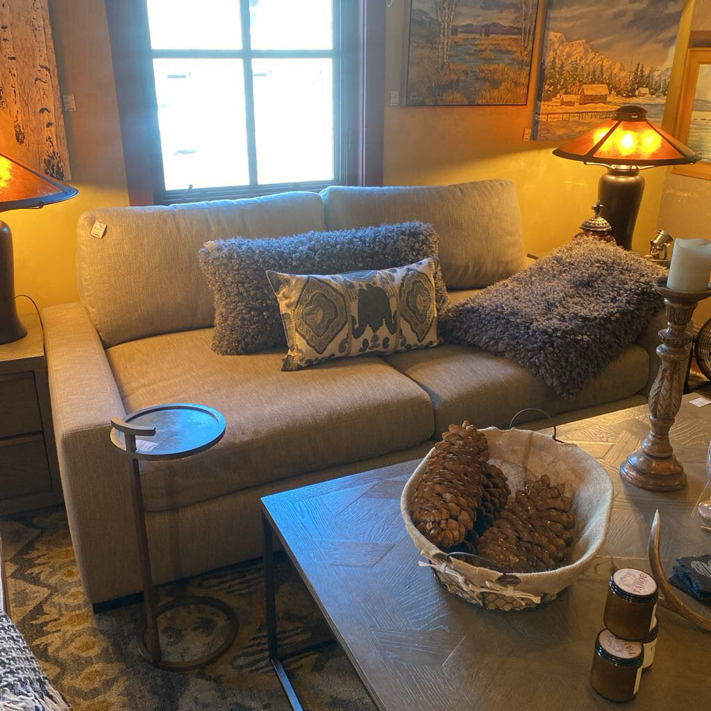 Restoration Hardware Parisian Track Arm 2 Cushion Sofa