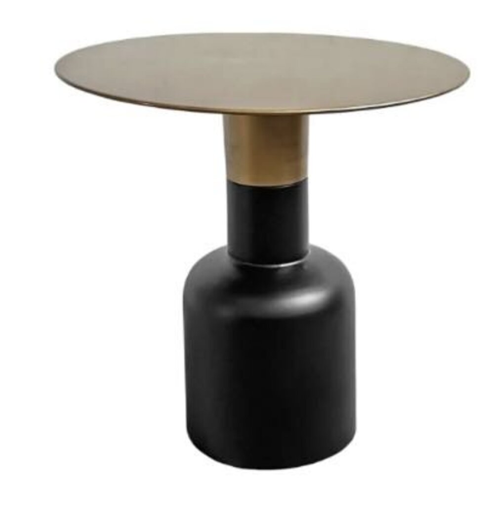 Vida Gold & Black Side Table