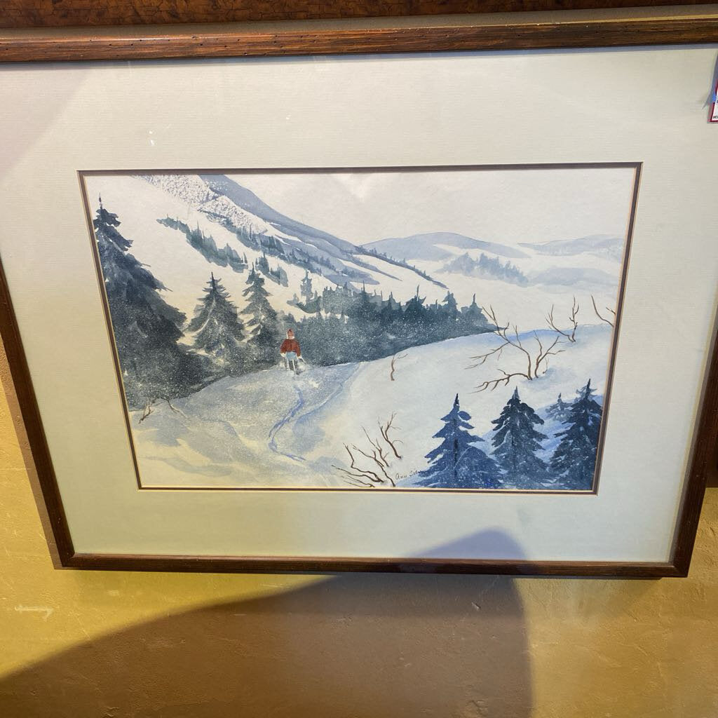 Original Snow Scene by Ann Tiller