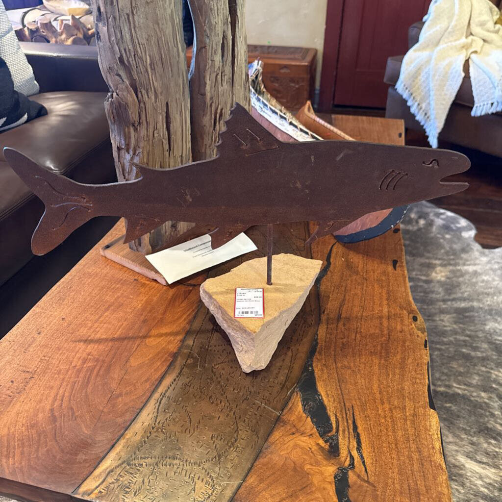 Salmon On Rock Base