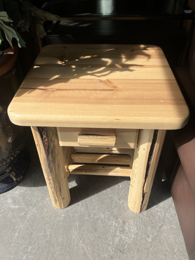 Lodge Pole Pine Nightstand