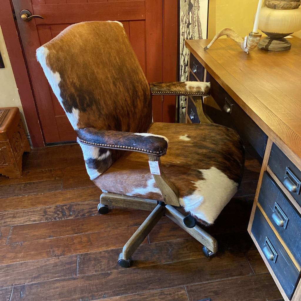 Cow Hide Office Chair