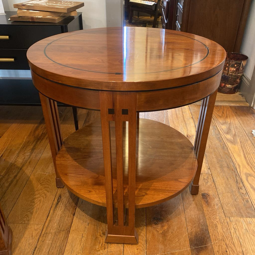 Stickley Mission Round Side Table