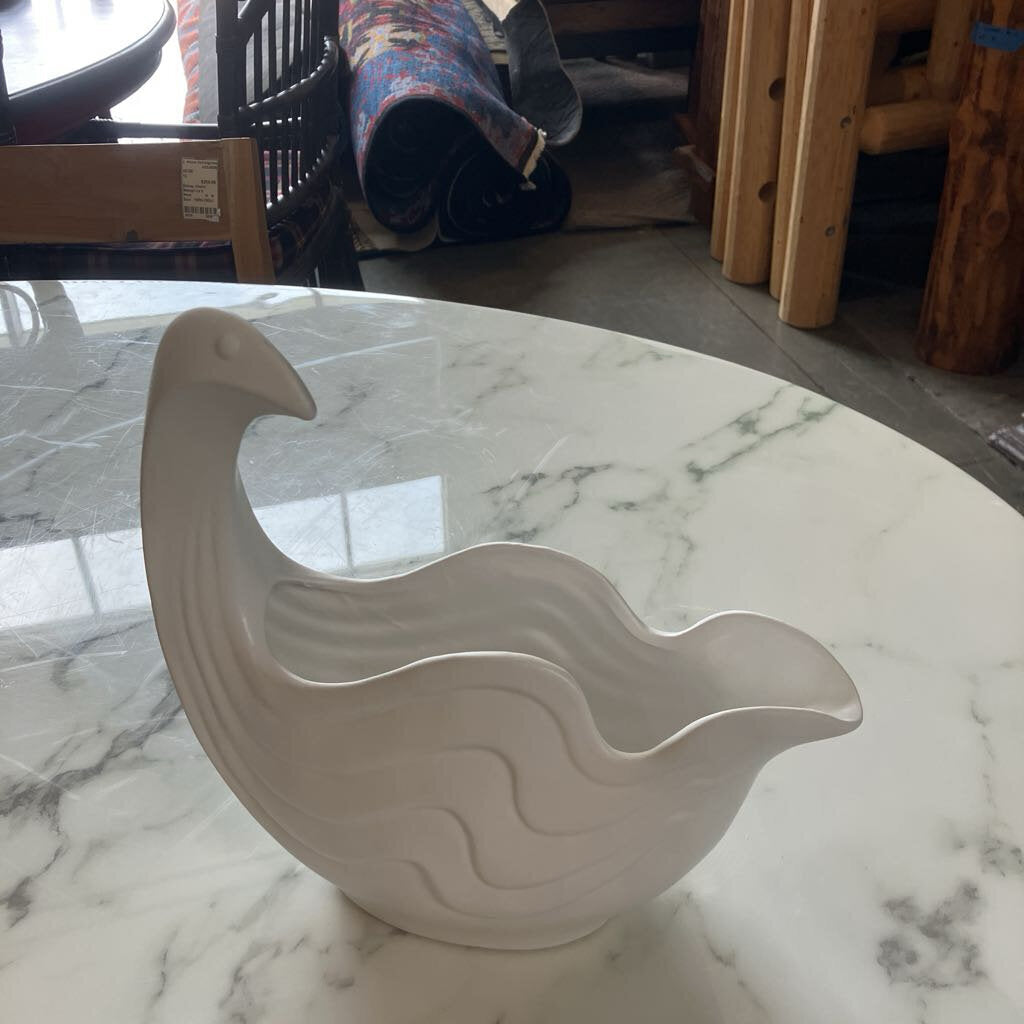 Global Views Ceramic Bird Vessel
