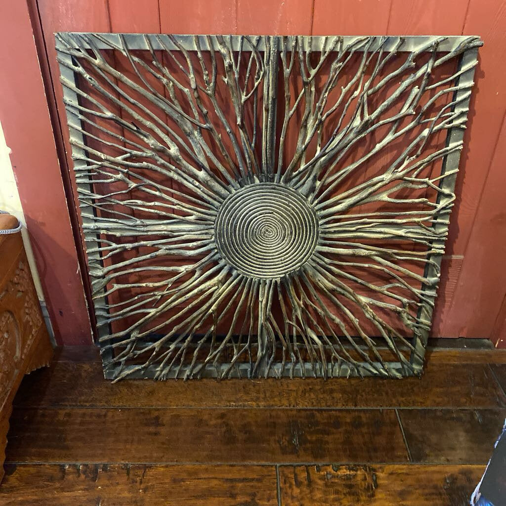 Uttermost Josiah Square Wooden Wall Art