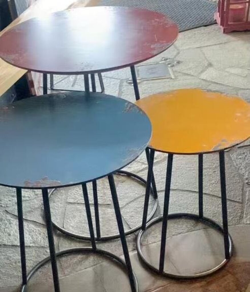 Moe's Home Collection Tricolor Nesting Side Tables - Set of 3