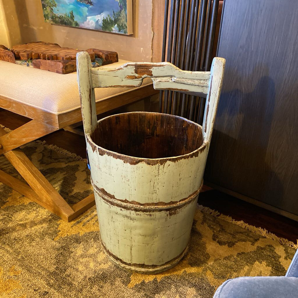 Vintage Rice Bucket