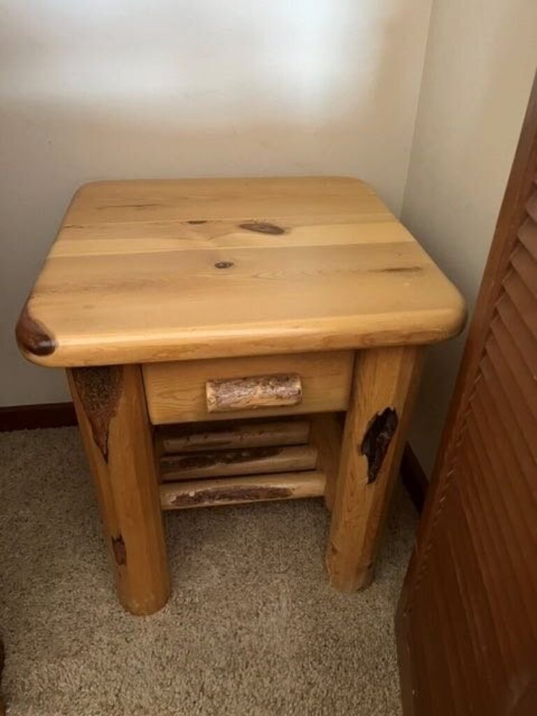 Lodge Pole Pine Nightstand - Set of 2