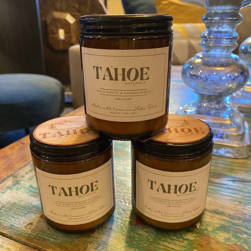 Tahoe Naturals Candle - Palo Santo & Sandlewood